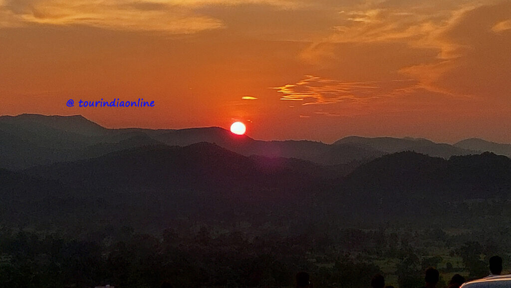 Sunset at Sunset point  Daringbari